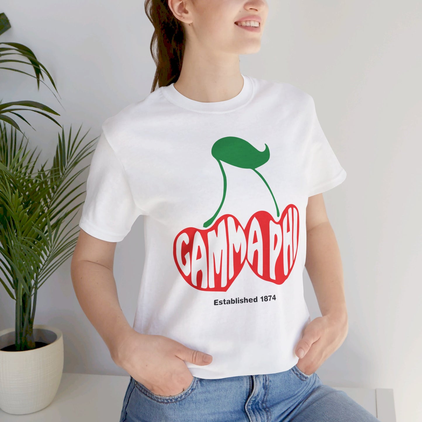 Gamma Phi Cherry Short Sleeve Tee