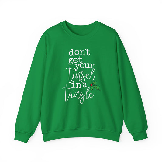 Don't Get Your Tinsel in a Tangle Unisex Crewneck Sweatshirt