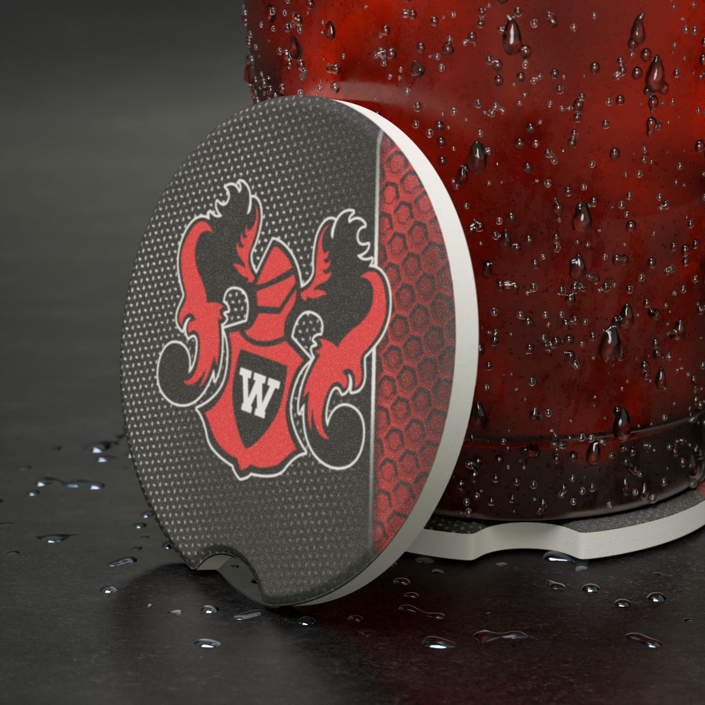 Westside Shield Soapstone Car Coaster - WHS