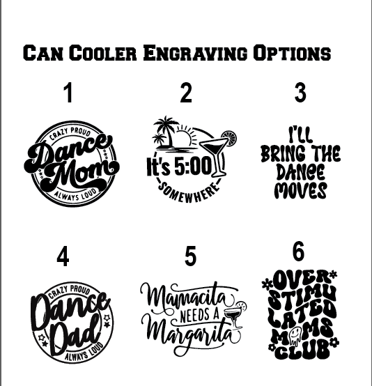 Skinny Size Metal Can Coolers - ADC