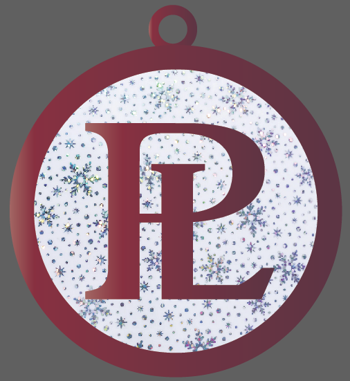 Papillion LaVista Christmas Ornament
