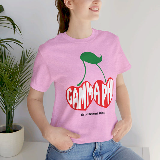 Gamma Phi Cherry Short Sleeve Tee