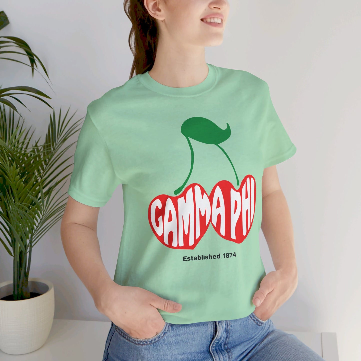 Gamma Phi Cherry Short Sleeve Tee