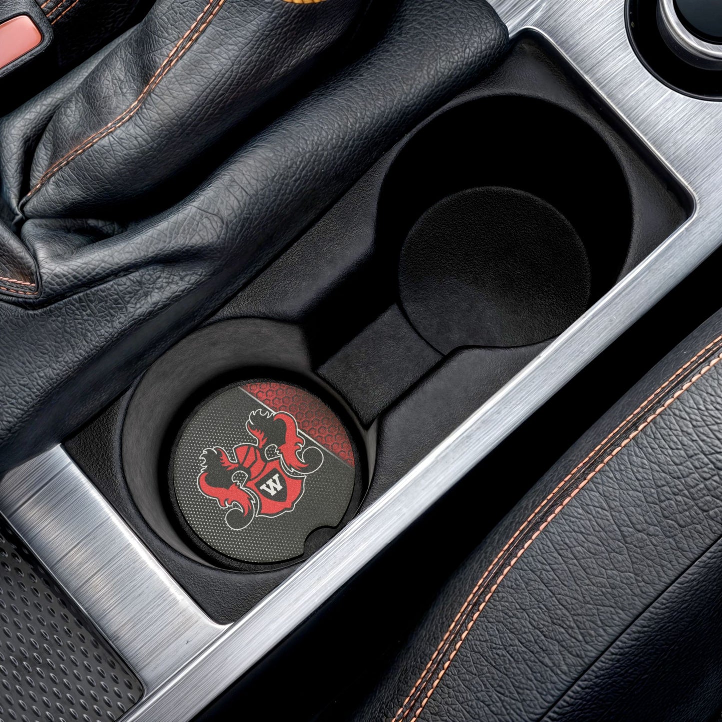 Westside Shield Soapstone Car Coaster - WHS