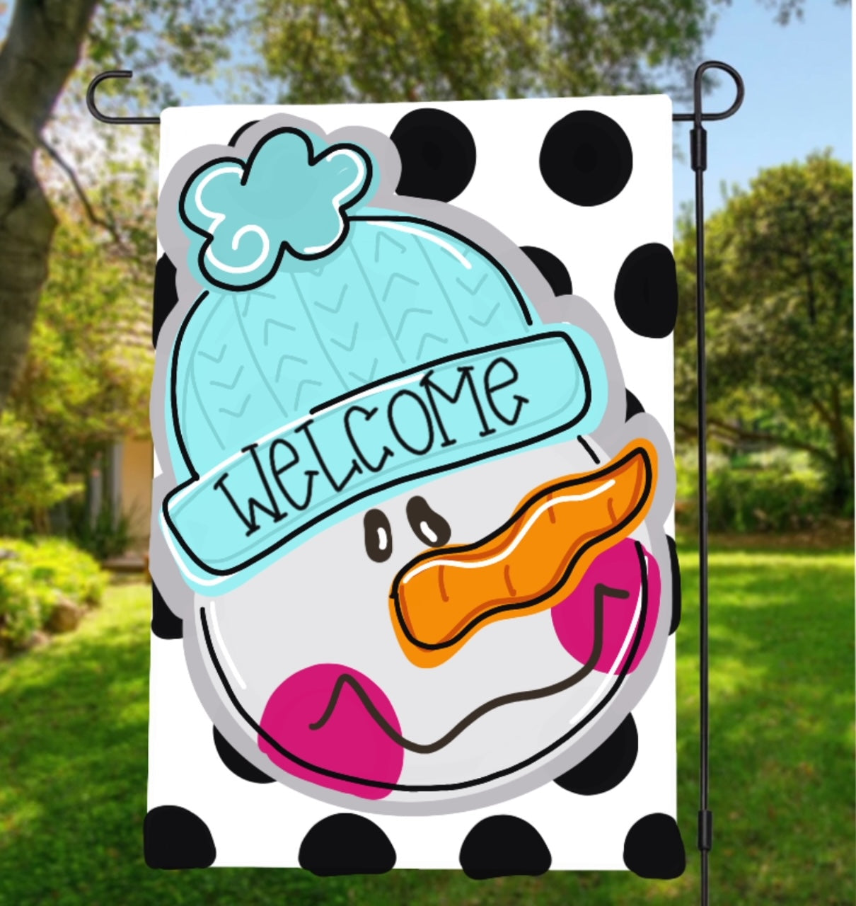 Garden Flag - Snowman - ADC