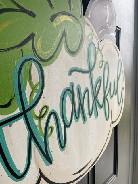 Thankful Pumpkin door hanger - ENG