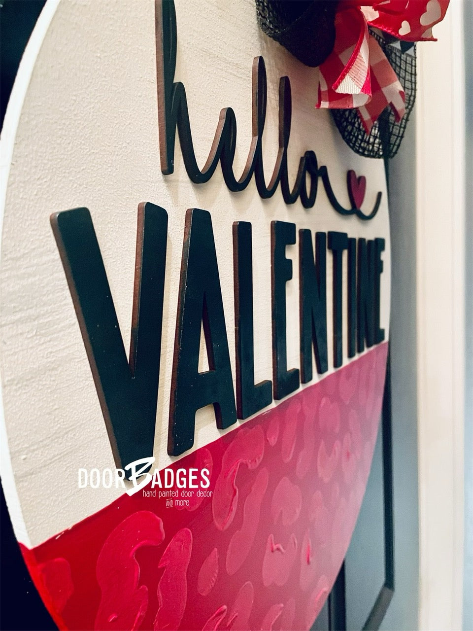 Valentines door hanger - PLHS