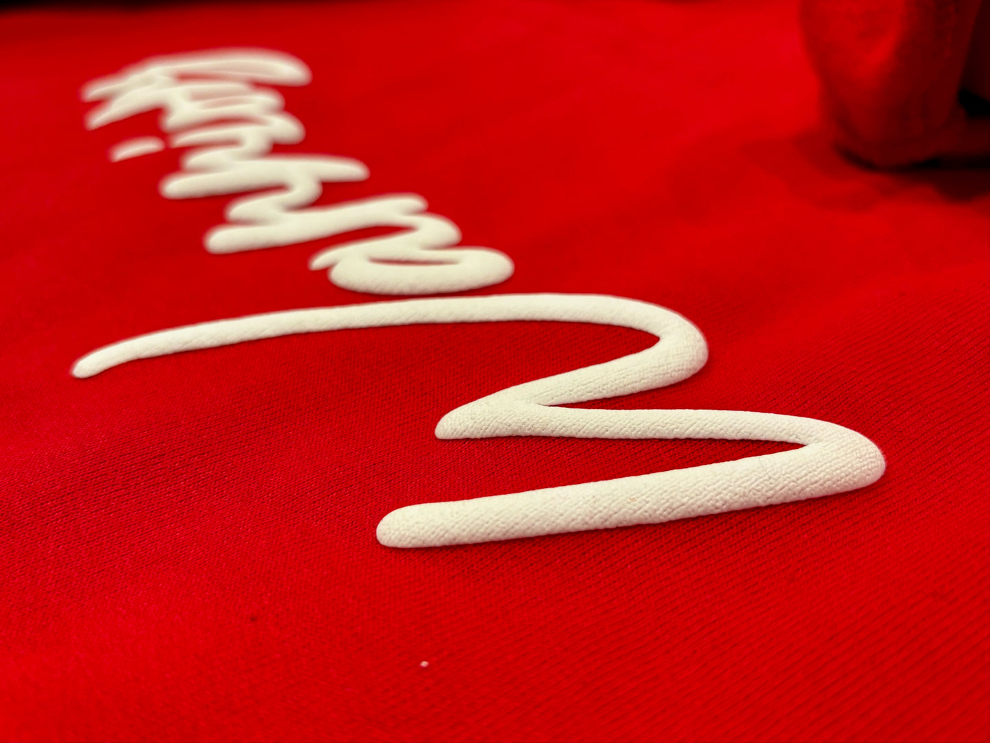Warriors Puff Print Crew Neck Sweatshirt - WHS
