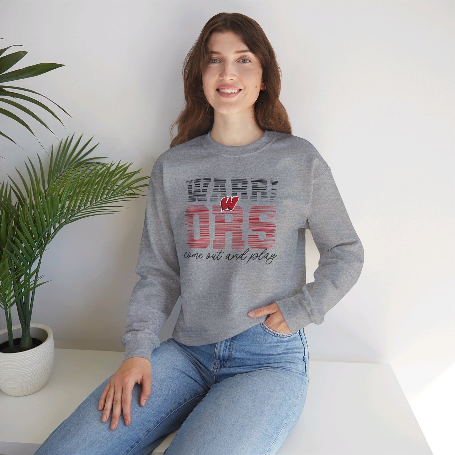 Warriors Come out to Play Adult Unisex Heavy Blend™ Crewneck Sweatshirt