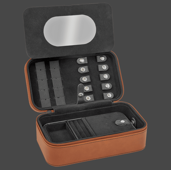 Leather Travel Jewelry Boxes - WHS