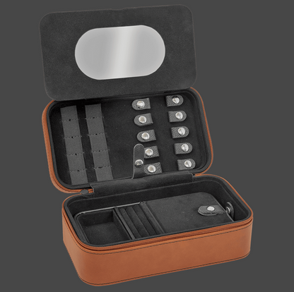 Leather Travel Jewelry Boxes - WHS